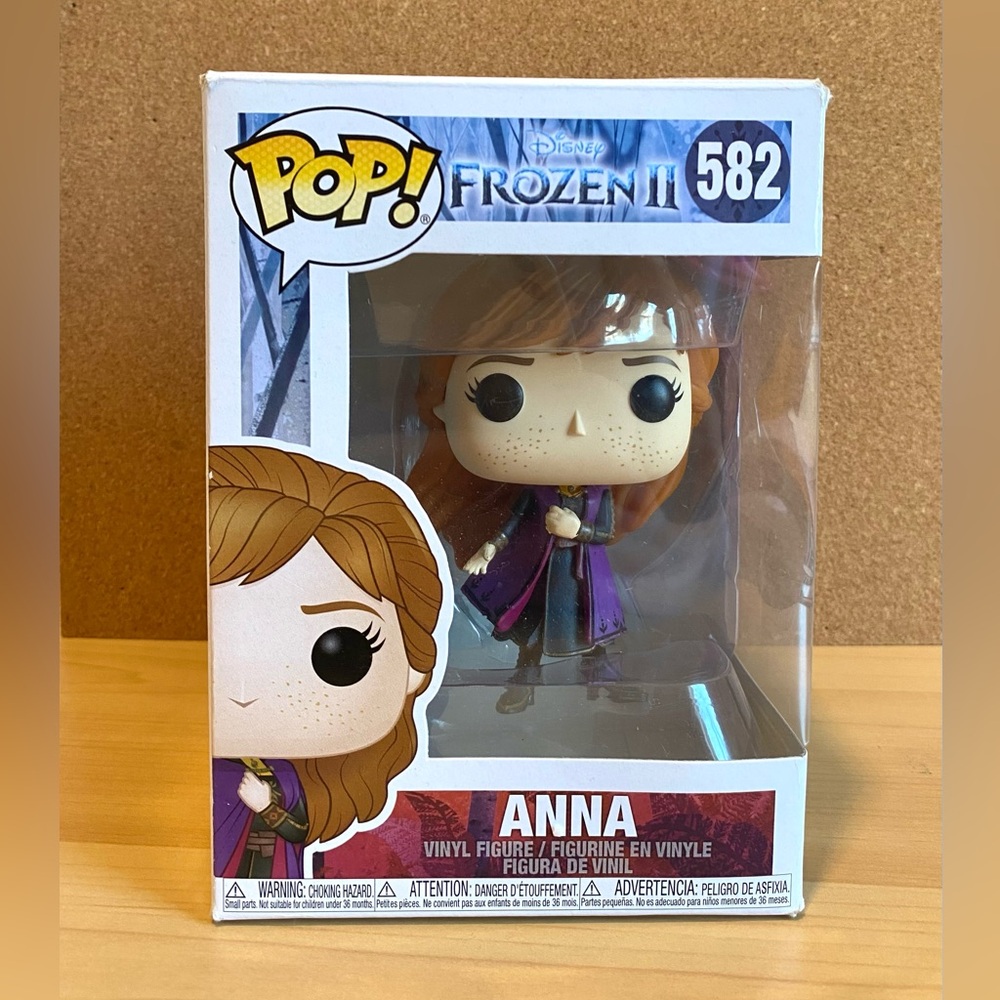 Funko Pop! Anna Vinyl Figure - Purple and Brown